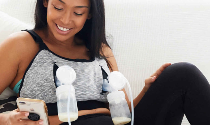 pumping breastmilk