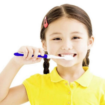 brushing teeth for kids