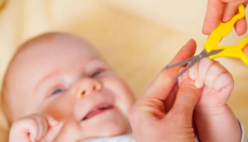 clipping newborn nails